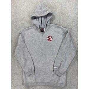 Boston Red Sox Nike Vintage Baseball Hoodie Sweatshirt (Youth Large) Gray‎